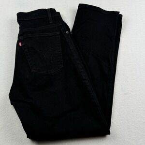 Vintage Levi's 550 Jeans Women's 12 Black Relaxed Tapered‎ Mom High Rise